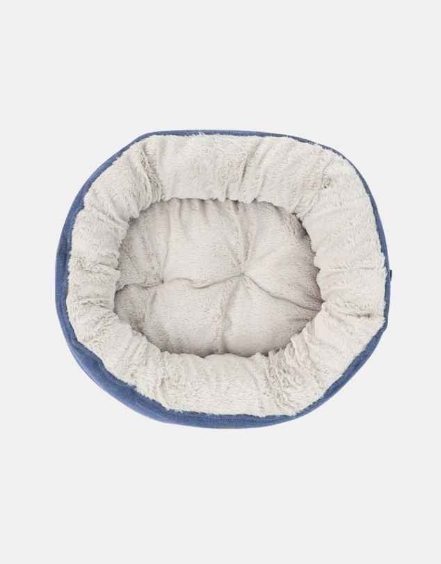 Mog & Bone - Reversible Cat Bed - Blue Denim