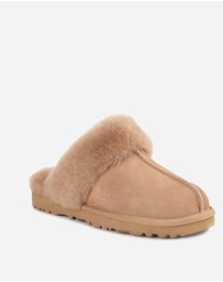 Ozwear Connection Uggs - Ugg Slippers Premium Australia Sheepskin Unisex Scuffette Suede