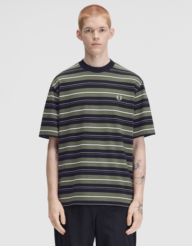 Fred Perry - Heavyweight Striped T-Shirt