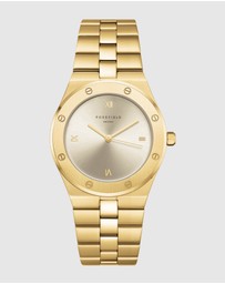 Rosefield - Rose Sunray Gold-Tone Bracelet Watch