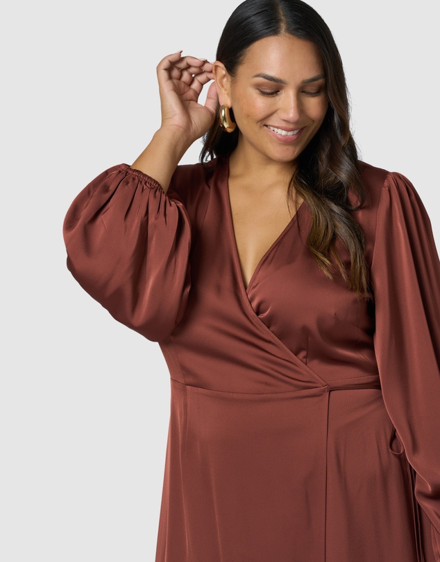 Pink Dusk by Curve Project - Crazy In Love Maxi Dress