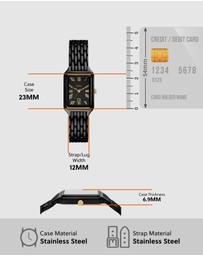 Fossil - Raquel Black Analogue Watch