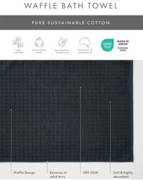 Aura Home - Waffle Bath Towel Set