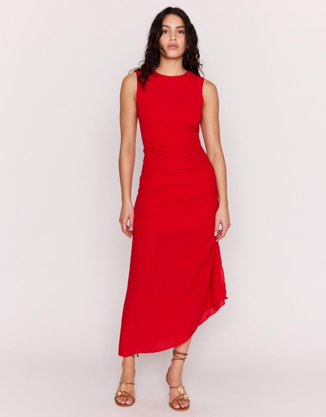 MINKPINK - Rosa Drawstring Midi Dress