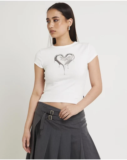 Insight - Dripping Heart Baby Tee