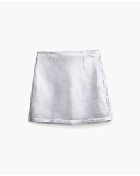 Desigual - Metallic mini skirt