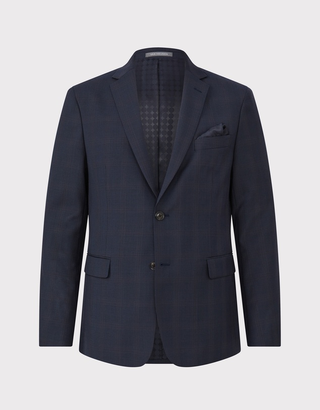 Van Heusen - Glen Check Denim Suit Jacket