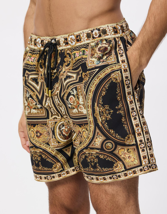 Camilla - Mid Length Boardshort With Elastic Waist