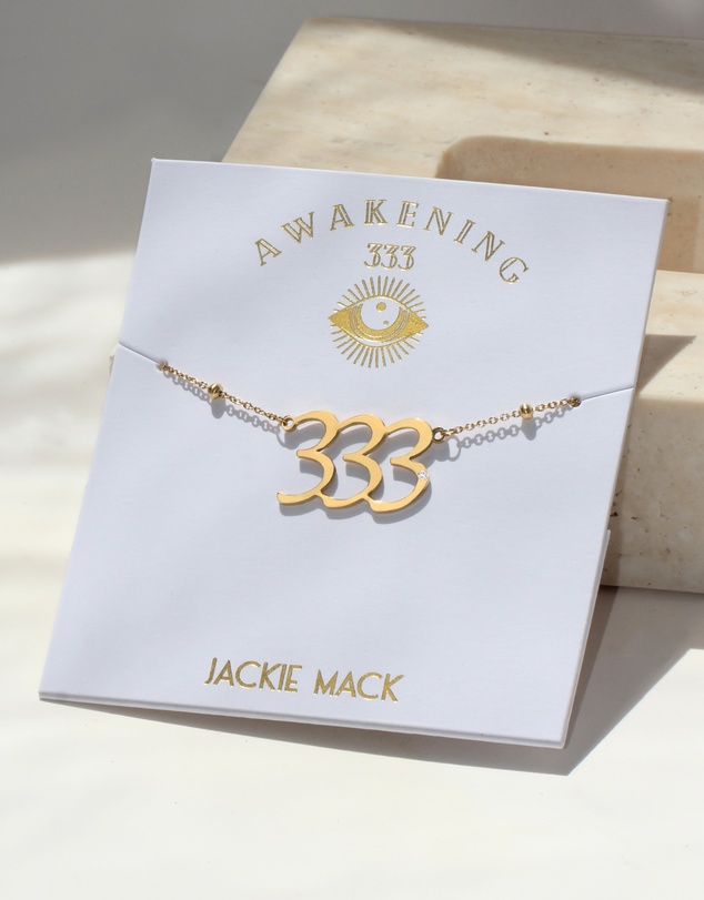 Jackie Mack - Awakening Necklace Angel Number 333