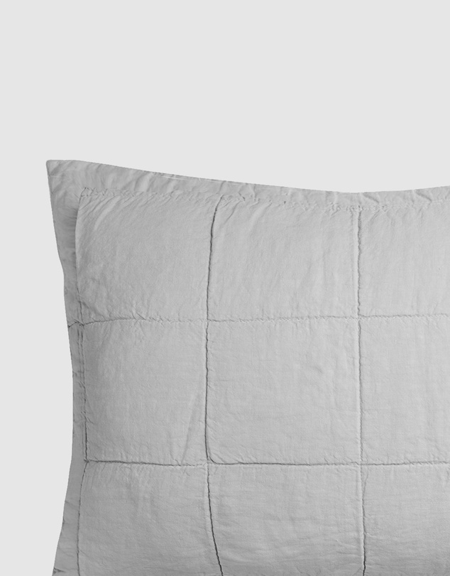 Bambury - Linen Quilted Pillow Sham
