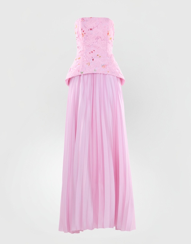 JUSTIN TONG - Cascade Pleated Gown