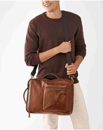 Fossil - Fossil Buckner Brown Laptop Bags MBG9599222