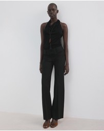 M.N.G - Halter-Neck Lyocell Top