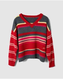 Damson Madder - Rene V Jumper
