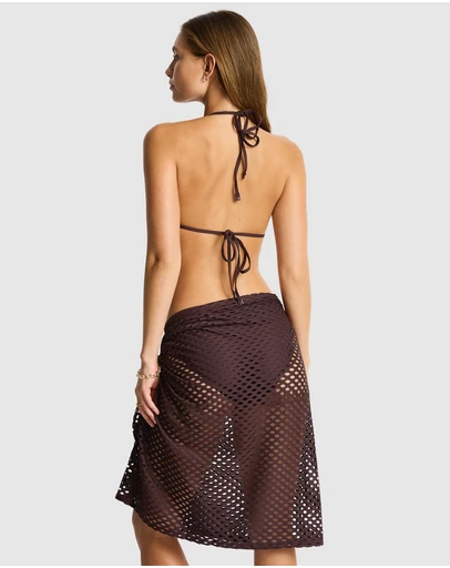 Sea Level Australia - Castaway Mid Length Mesh Wrap