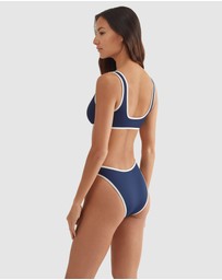 Polo Ralph Lauren - Logo Icons Scoop Waist High Leg Bikini Bottom