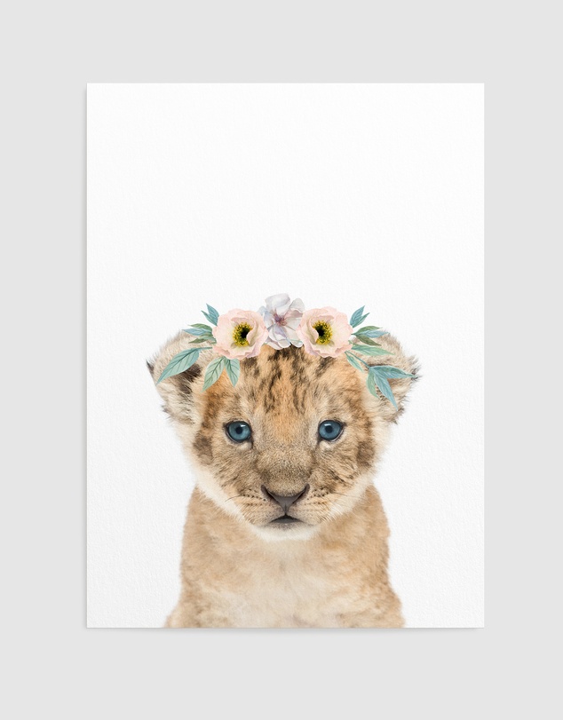 Olive et Oriel - Little Lion Cub | Flower Crown