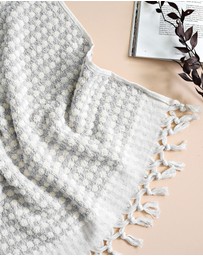 Miss April - Pompom Bath Towel
