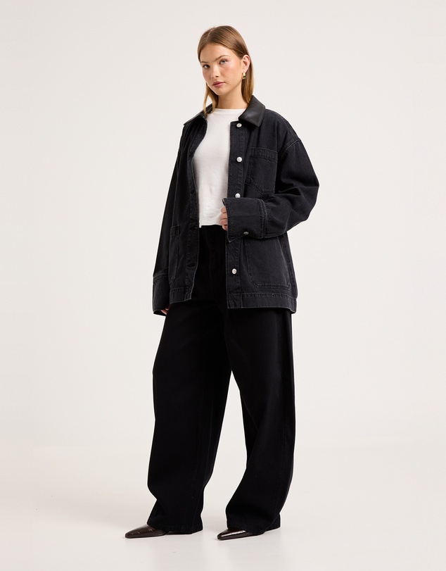 Rolla's - Denim Chore Jacket Mercer Black