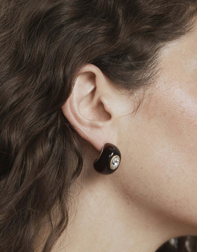 MIMCO - Destined Resin Hoop Earrings