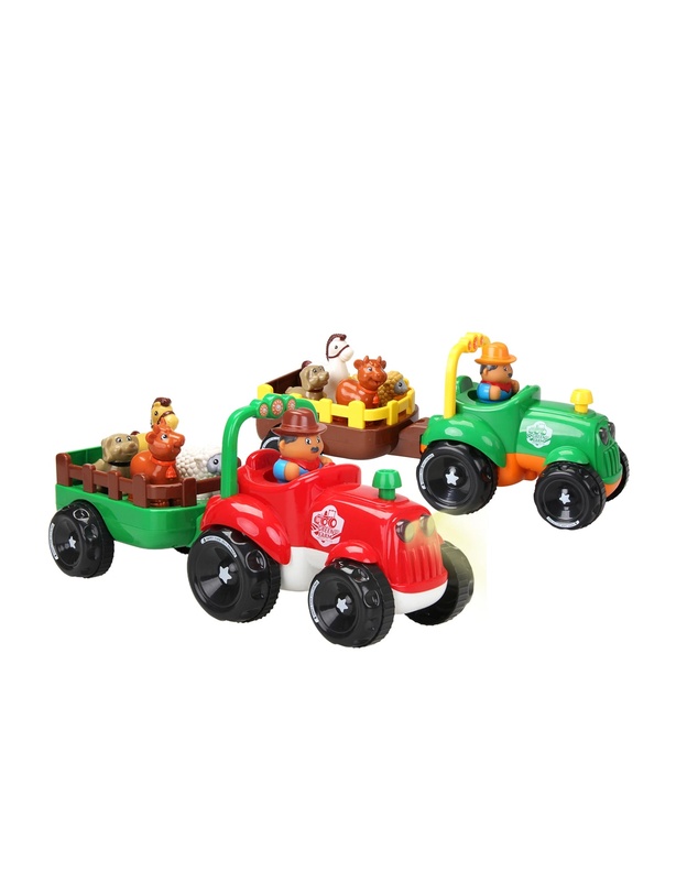 Bright Child - Farm Friends Musical Tractor - Assorted