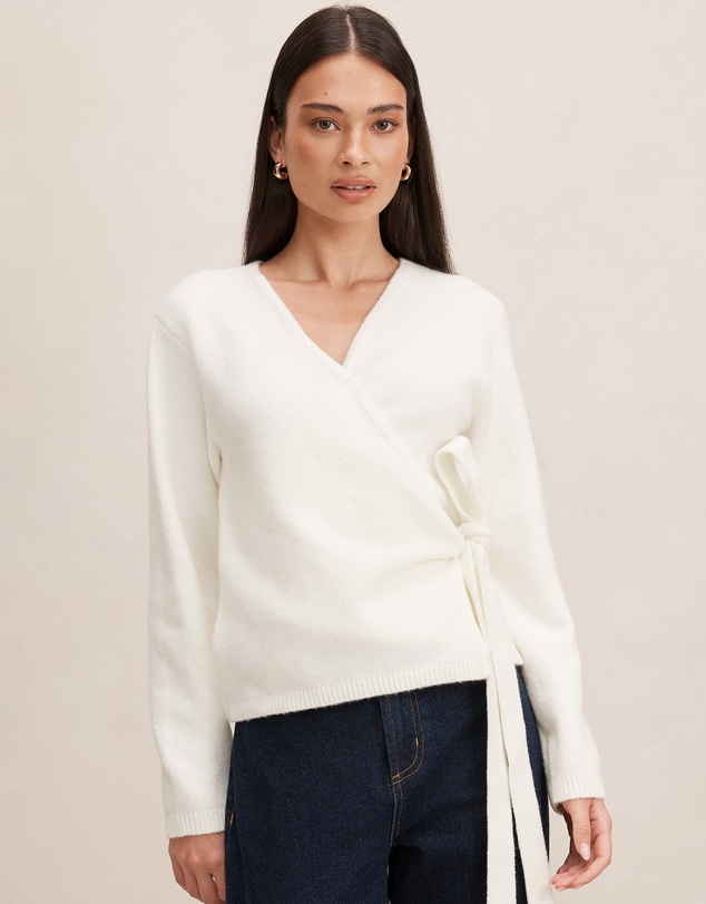 Forever New - Elysia Wrap Knitted Cardigan