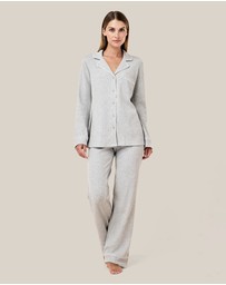 Papinelle - Claire Cotton Waffle Full Length PJ Set