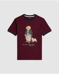 Polo Ralph Lauren - Polo Bear Cotton Ringer Tee - Teens