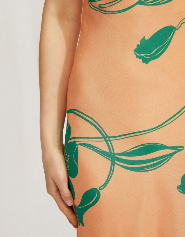 Oxford - Rio Strapless Printed Dress