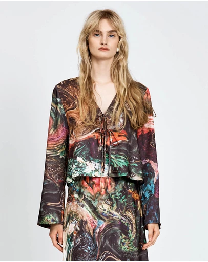 bul - Nolla Top Kukka Floral Print
