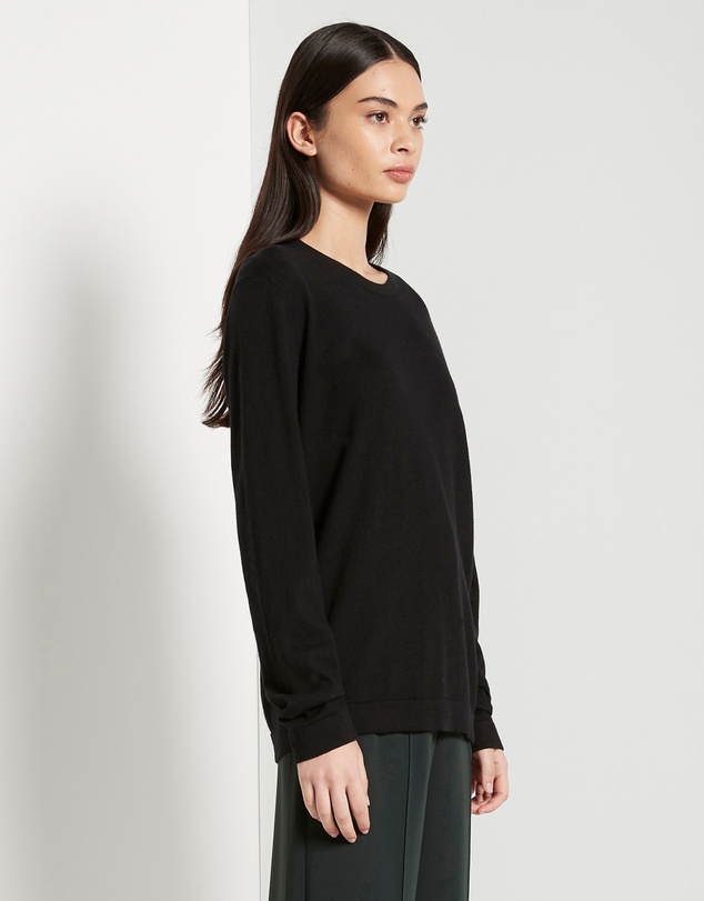 JH Lounge - JHL LS Luxe T (Luxe Cotton Cashmere) Black