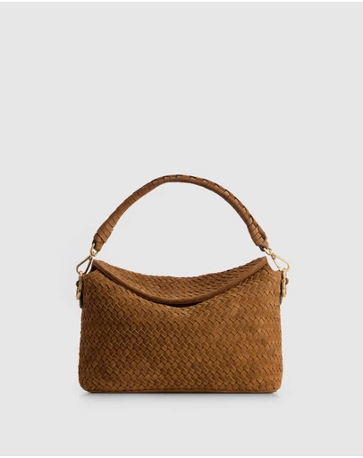 Evity - Clara Suede Leather Grab Bag