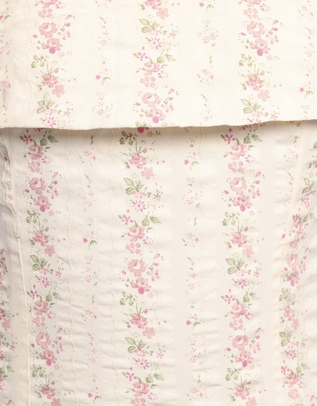 Petal & Pup - Norma Strapless Midi Dress - Pink Floral