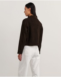 Jag - Ophelia Suede Crop Shacket