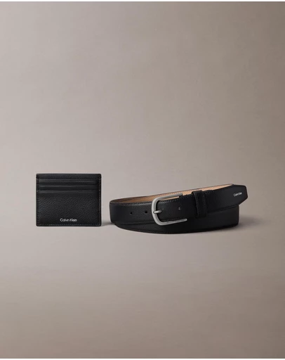 Calvin Klein - Foil Emboss Cardholder with Belt