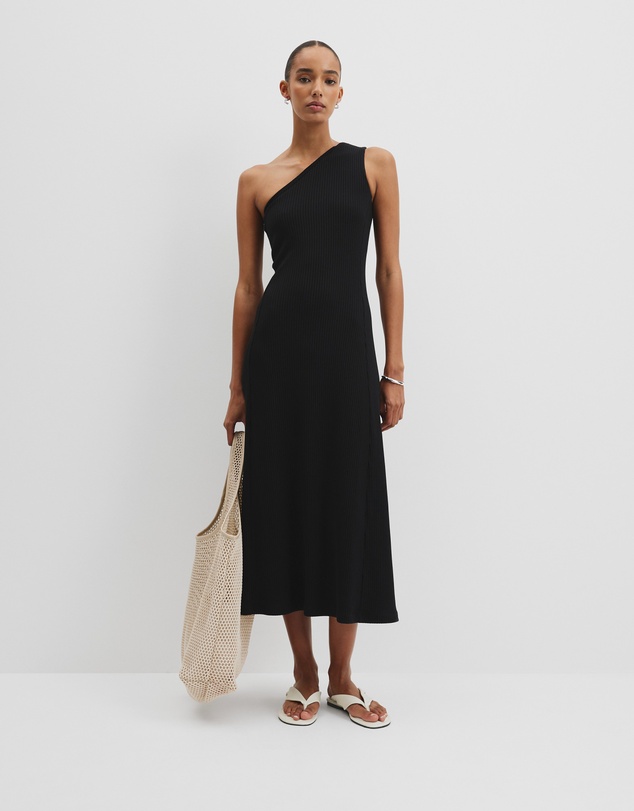 country road one shoulder dress Butter One Shoulder Dress - Dresses