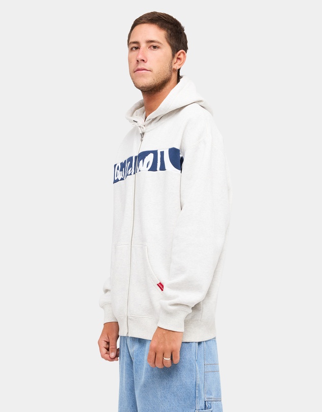 Quiksilver - Mens Impaired Panel Zip Up Hoodie