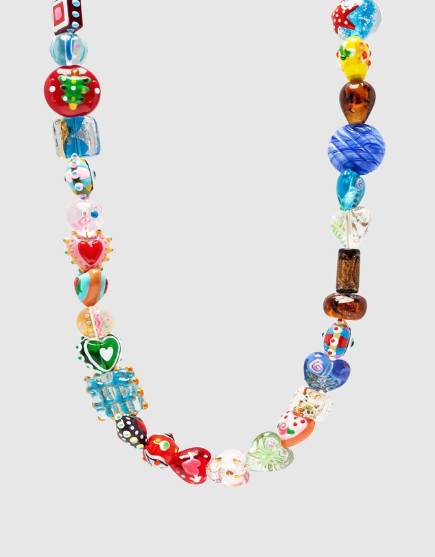 Nialaya Jewellery - Beaded Charm Necklace