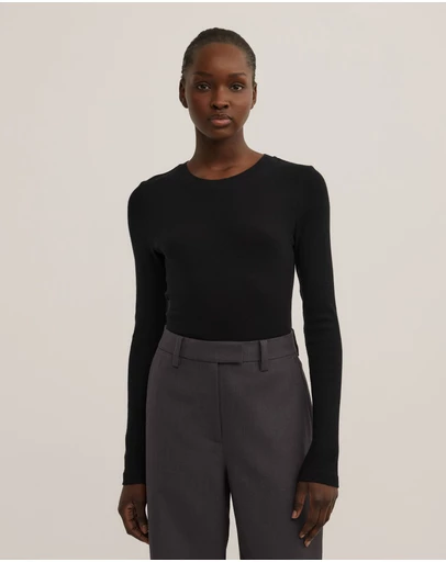 Witchery - Fine Jersey Long Sleeve Top