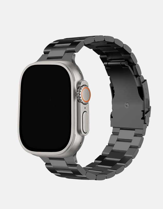 Friendie - Stainless Steel Link Bracelet Band (Ultra Style) - Sydney Ultra - Apple Watch Compatible