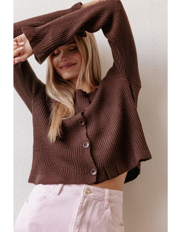Petal & Pup - Charmer Cardigan - Brown