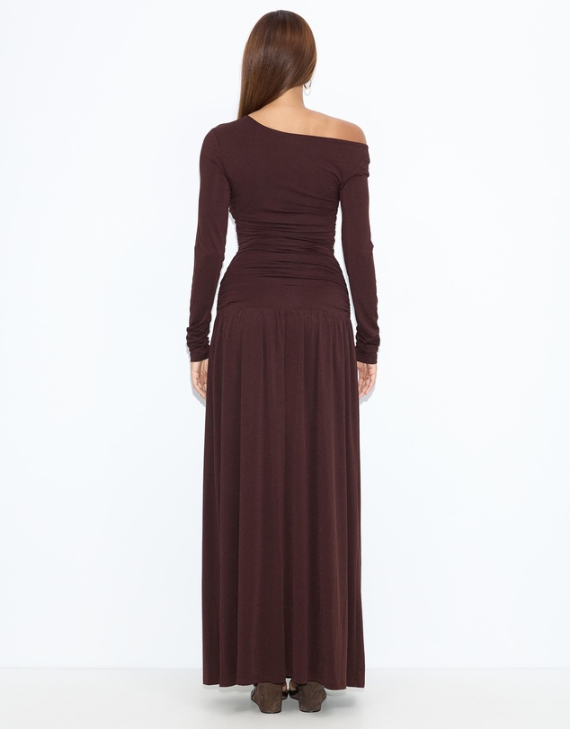 Dazie - She's All That LS Jersey Maxi Dress