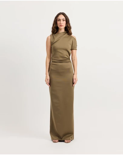 TOJHA - XYLA ASYMMETRIC MAXI DRESS