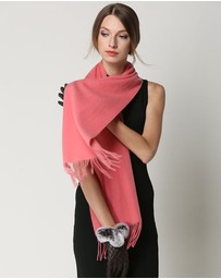 Ozwear Connection Uggs - Ugg Cashmere & Wool Scarf Watermelon