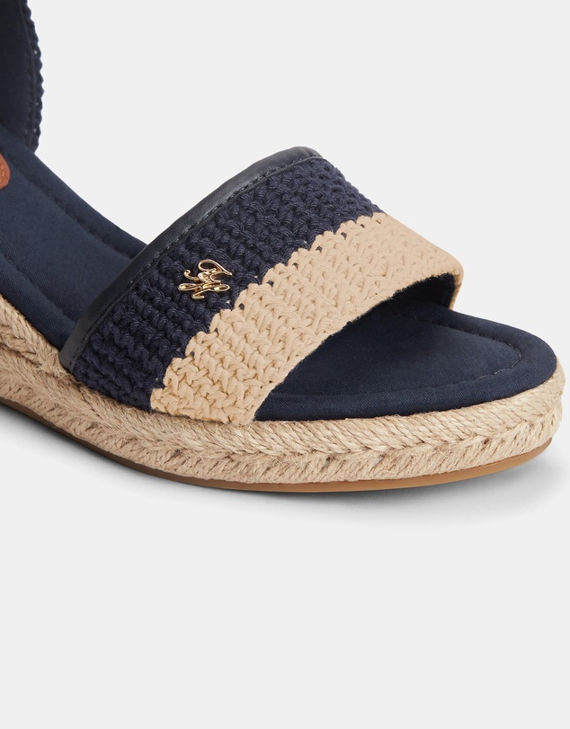 Tommy Hilfiger - Eileen Mid Crochet Wedge Espadrilles - Women's