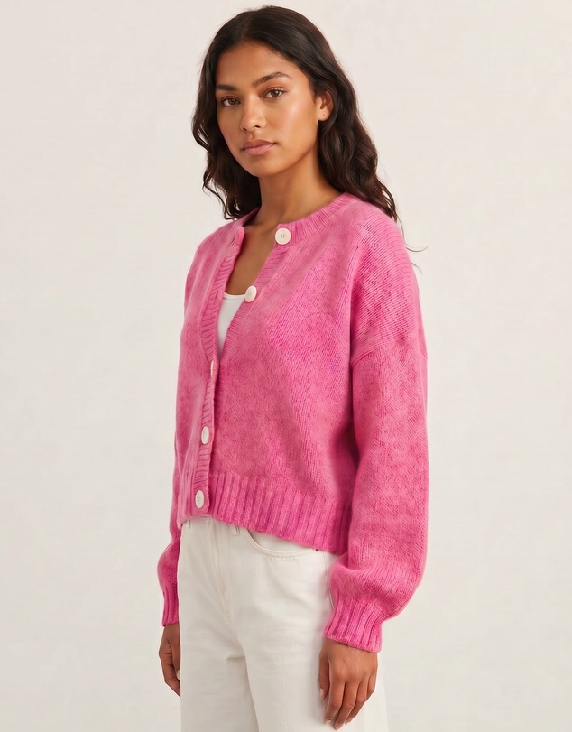 Jag - Lily Fluffy Knit Cardigan
