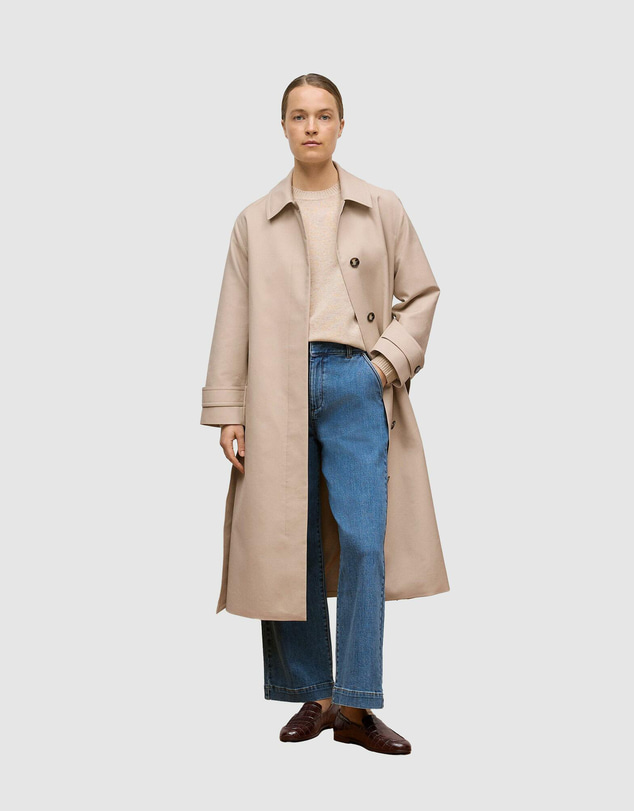 Trenery - Wool Cashmere Cable Detail Crew