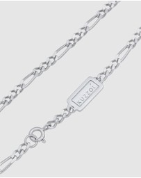 Kuzzoi - ICONIC EXCLUSIVE - Necklace Figaro Basic Trend in 925 Sterling Silver