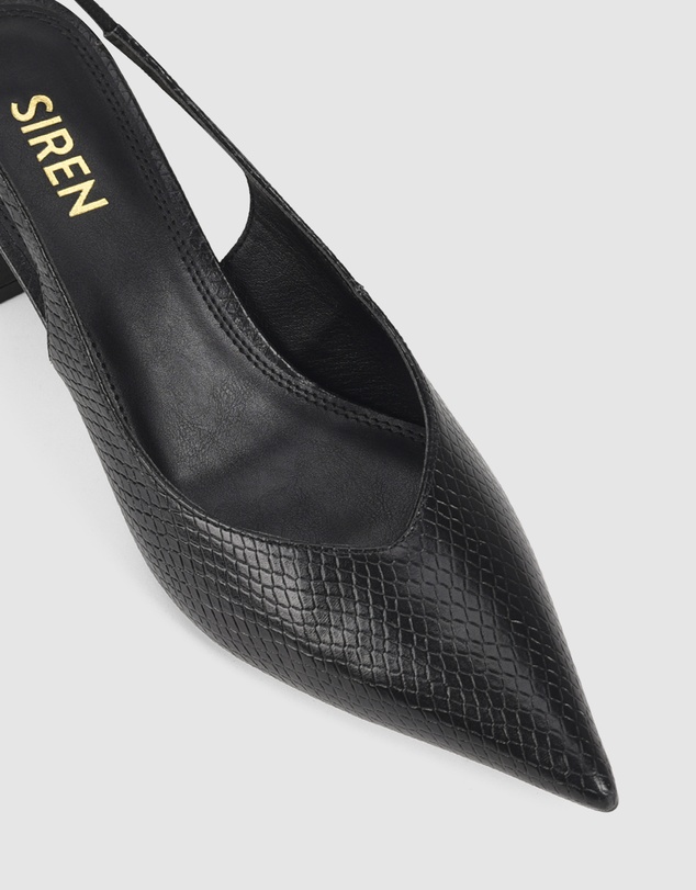 Siren - Yankee Slingback Block Heel