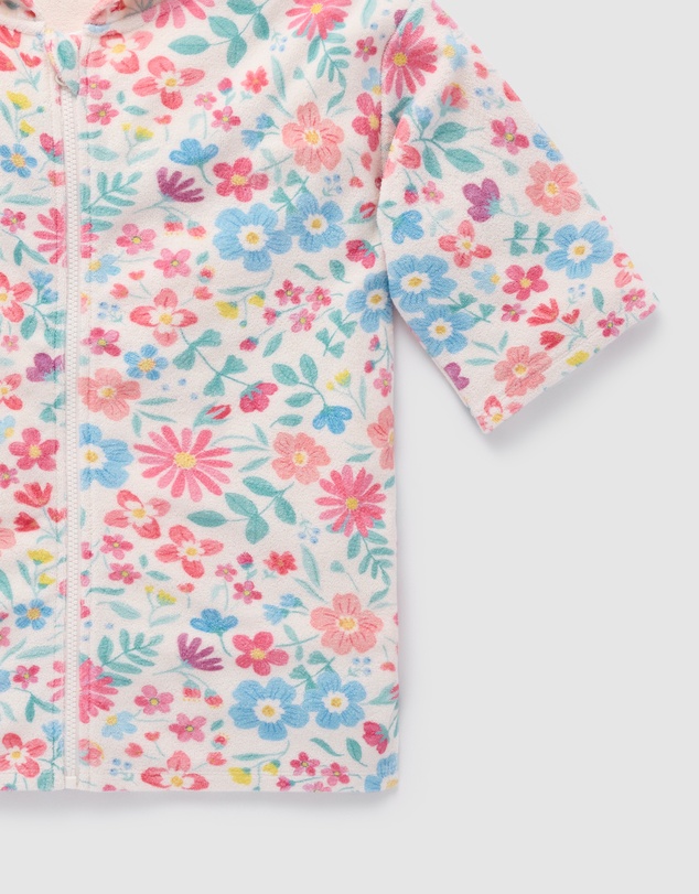 Purebaby - Hooded Towelling Swim Robe - Kids-Babies